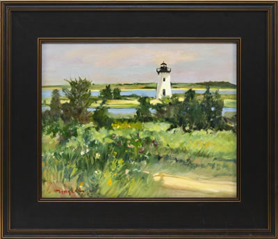 Sample artwork by Alice Mongeau (20th/21st. Century), known for impressionistic style with a classical bend, plein air painting - View similar artists and auction records