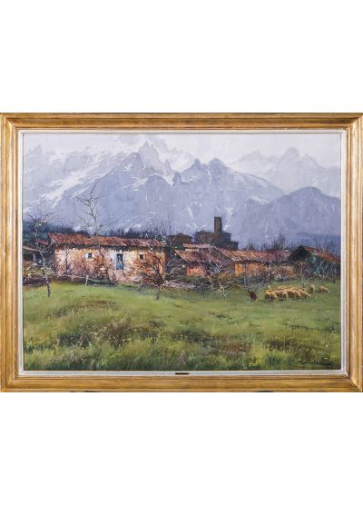 Sample artwork by Elias Garralda Alzugaray (1926 - 2012), known for landscape painting - View similar artists and auction records