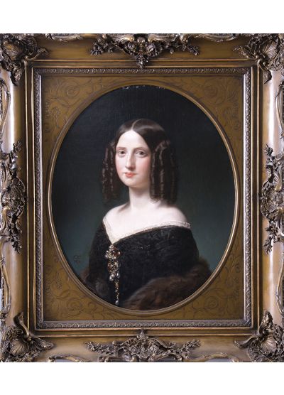 Retrato de Inés Pérez de Seoane, duquesa de Velle 1850