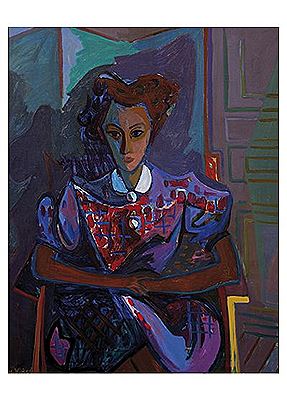Jeune Femme assisé. c. 1943-1946