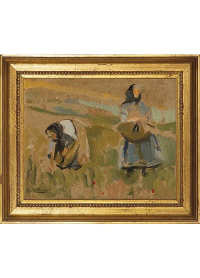 Pareja de campesinas