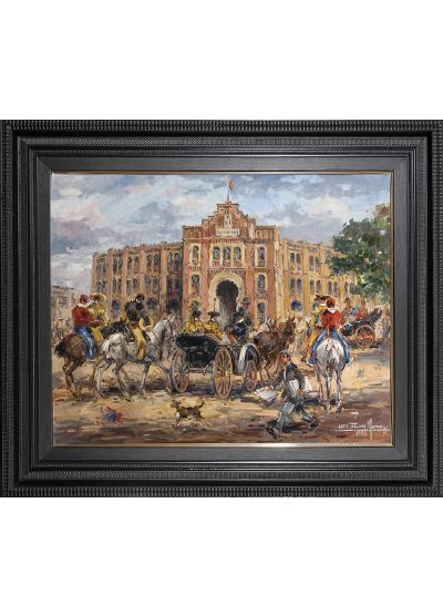 Sample artwork by Lope Tablada (Born 1948), known for painting - View similar artists and auction records