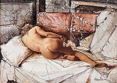 Lying female back by Alfio Presotto - Auction record, sale price, and art valuation. Compare with similar artists and explore comparable artworks.