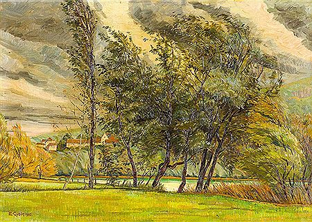 Emerging storm winds