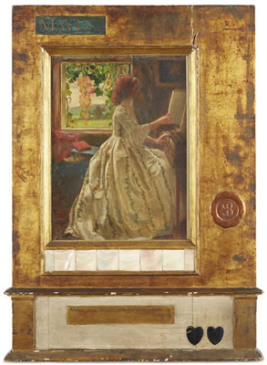 "WHEN ALONE SHE SITS WITH HER MUSIC AND BOOKS"