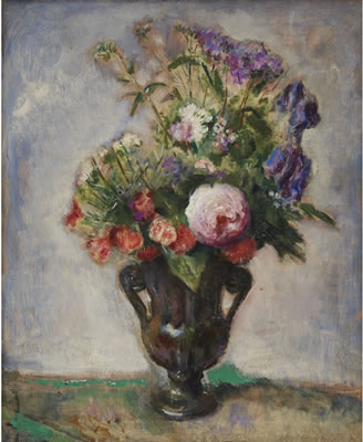'FLOWERS IN AN URN' by Adolphe Borie - Auction record, sale price, and art valuation. Compare with similar artists and explore comparable artworks.