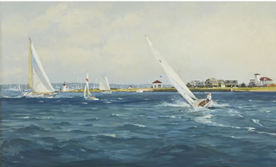 "SUMMER SAIL, BRANT POINT"