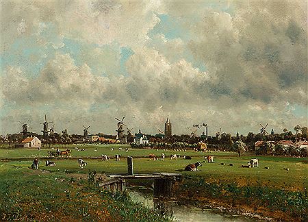 Gezicht op Schiedam