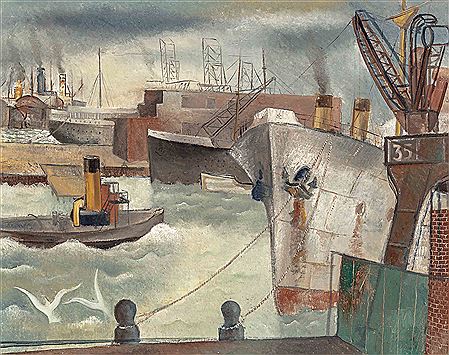 Ships in a harbour
