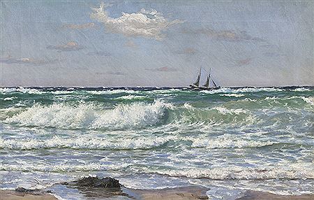 Segelschiff auf stürmischer See