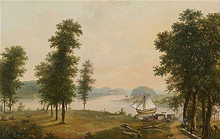 Flusslandschaft mit kleiner Bootswerft by Christian Strodtmann - Auction record, sale price, and art valuation. Compare with similar artists and explore comparable artworks.
