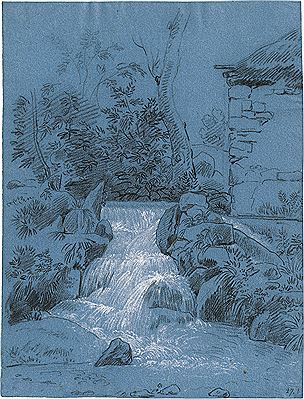 Ein kleiner Wasserfall neben einem verfallenen Gehöft by Louis Felix Legendre - Auction record, sale price, and art valuation. Compare with similar artists and explore comparable artworks.