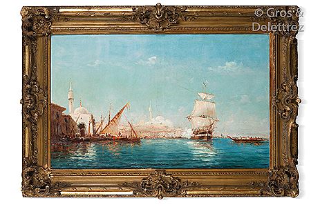 Caïques et voiliers sur le Bosphore by Alfred Godchaux - Auction record, sale price, and art valuation. Compare with similar artists and explore comparable artworks.