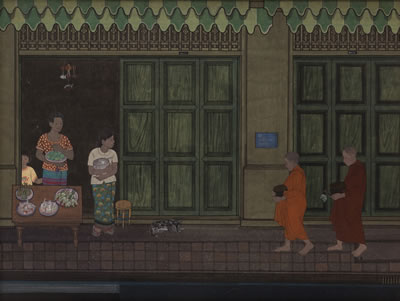 Food Offering to Monks