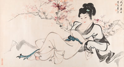 Lady under Blossoms, 1968