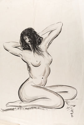Nude in Repose,