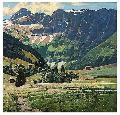 Alpine Landschaft 1935