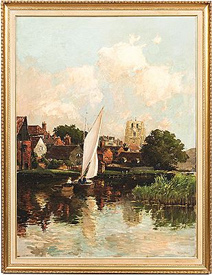 Sample artwork by Louis Burleigh Bruhl (1862 - 1942), known for painting - View similar artists and auction records