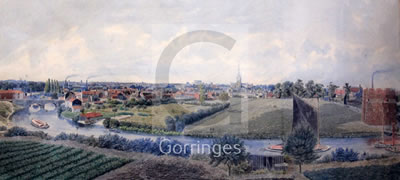 South East View of Norwich by William Frederick Austin - Auction record, sale price, and art valuation. Compare with similar artists and explore comparable artworks.
