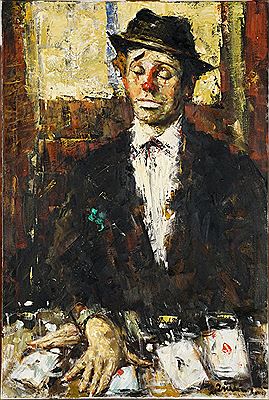 Le Clown by Victor Quienen - Auction record, sale price, and art valuation. Compare with similar artists and explore comparable artworks.