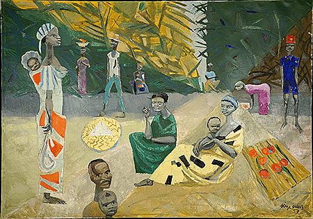 Sample artwork by Serge Creuz (1924 - 1996), known for painting - View similar artists and auction records