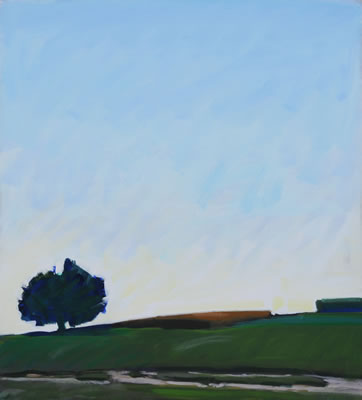 Landschaft mit Baum, 1984 by Bendicht Fivian - Auction record, sale price, and art valuation. Compare with similar artists and explore comparable artworks.