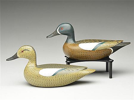 Sample artwork by Reme Roussel (1903 - 1972), known for decoy carving - View similar artists and auction records