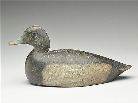 Solid body style bluebill drake