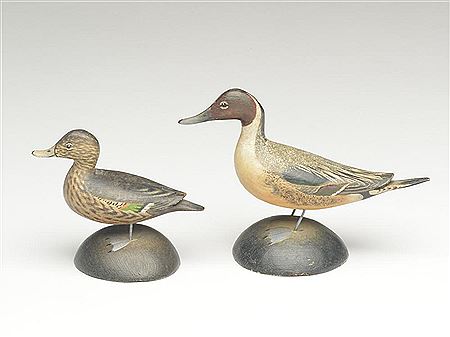 Pair of miniature pintails