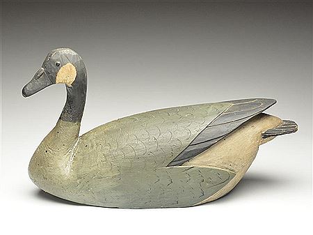 Sample artwork by Russ P Burr (1887 - 1955), known for miniature decoy carving - View similar artists and auction records