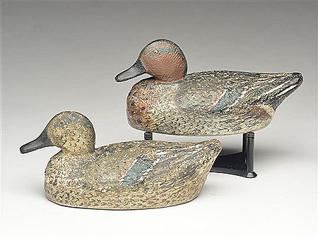 Pair of greenwing teal by Luigi Andreuccetti - Auction record, sale price, and art valuation. Compare with similar artists and explore comparable artworks.
