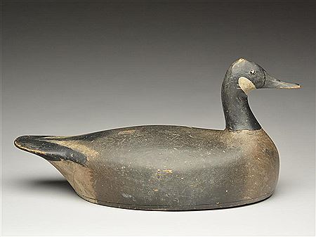 Very rare hollow carved Canada goose