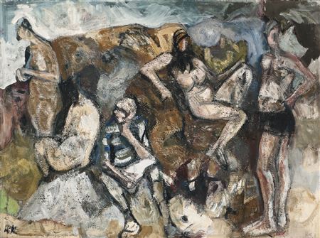 Bathing I by Ragnar Kraugerud - Auction record, sale price, and art valuation. Compare with similar artists and explore comparable artworks.
