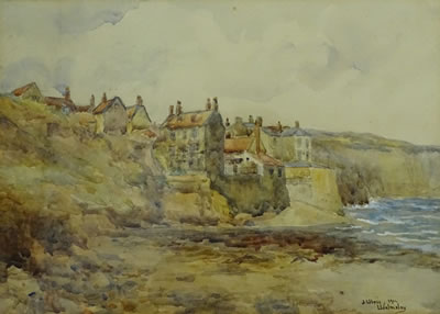 Robin Hoods Bay by James Ulric Walmsley - Auction record, sale price, and art valuation. Compare with similar artists and explore comparable artworks.