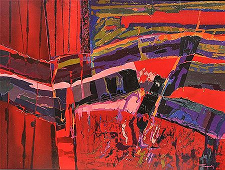 Abstraction rouge