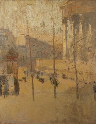 La Madeleine, (Paris) at Dusk