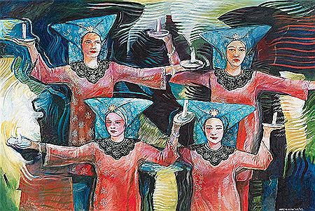 Sample artwork by Haron Mokhtar (Born 1963), known for painting - View similar artists and auction records