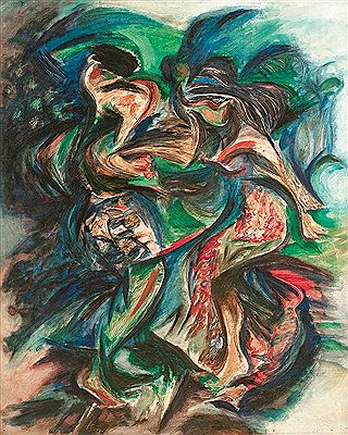 Sample artwork by Syed Ahmad Jamal (1929 - 2011), known for painting - View similar artists and auction records