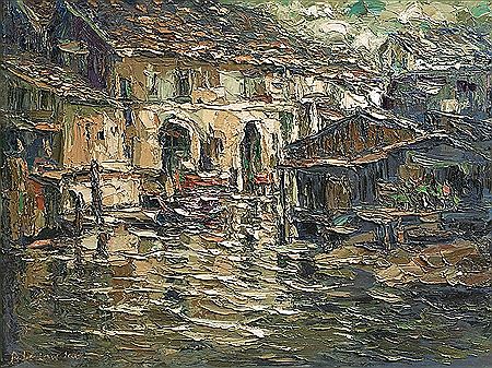 Malacca River, 2000 by Peter Liew - Auction record, sale price, and art valuation. Compare with similar artists and explore comparable artworks.