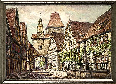 Ansicht Rothenburg ob der Tauber by Paul Gericke - Auction record, sale price, and art valuation. Compare with similar artists and explore comparable artworks.