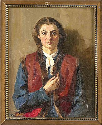 Portrait of a young woman