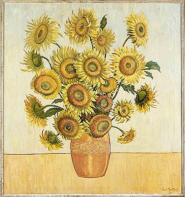 Sunflowers after van Gogh by Paul Matthes - Auction record, sale price, and art valuation. Compare with similar artists and explore comparable artworks.