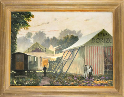 Zirkus by Leon Cugnet - Auction record, sale price, and art valuation. Compare with similar artists and explore comparable artworks.