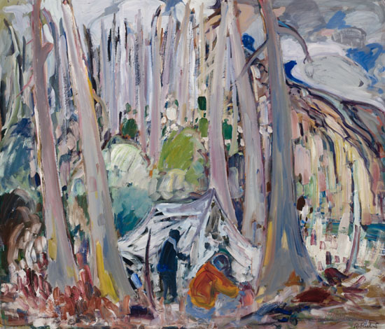 Campers in the Forest