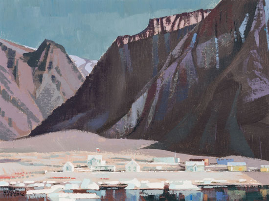 Early Morning, Grise Fiord, Ellesmere, Eastern Arctic by Hilton Macdonald Hassell - Auction record, sale price, and art valuation. Compare with similar artists and explore comparable artworks.