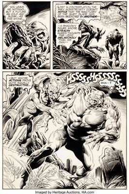 Nestor Redondo Swamp Thing #18 Story Page 7 Original Art (DC, 1975)
