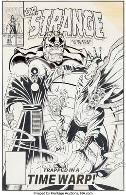 Chris Marrinan and Mark McKenna Doctor Strange, Sorcerer Supreme #33 Cover Original Art (Marvel, 1991) by Chris Marrinan - Auction record, sale price, and art valuation. Compare with similar artists and explore comparable artworks.