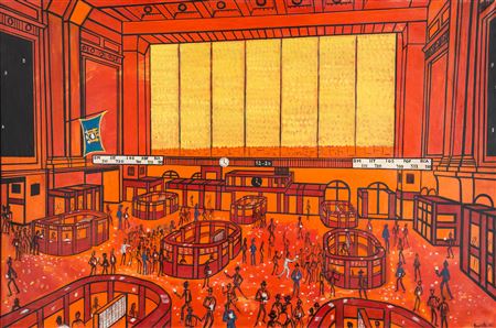 New York Stock Exchange, 1963 by Nicola Ortis Poucette - Auction record, sale price, and art valuation. Compare with similar artists and explore comparable artworks.