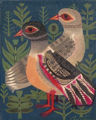 Cat; Birds (two works)