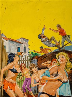 We Found the City of Branded Virgins, Man's Peril magazine cover